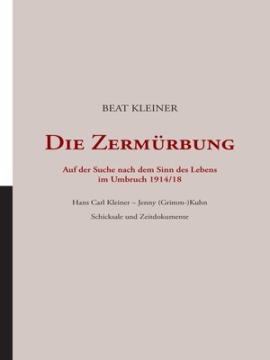cover image of Die Zermürbung
